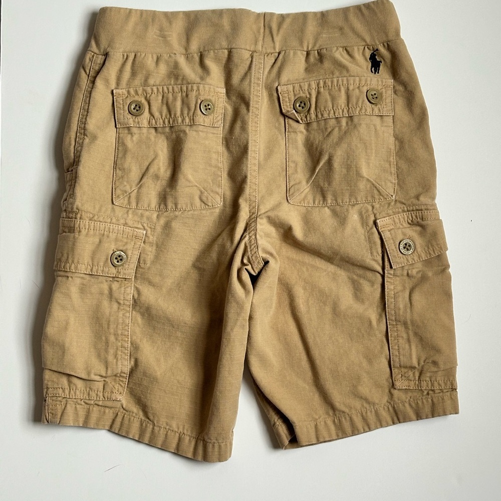 Polo by Ralph Lauren Boy’s Khaki Cargo Shorts - Picture 2 of 3